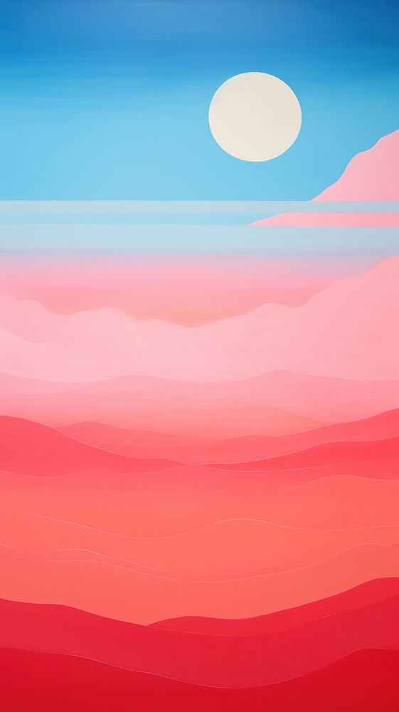 Outerspace landscape outdoors painting. AI generated Image by rawpixel.