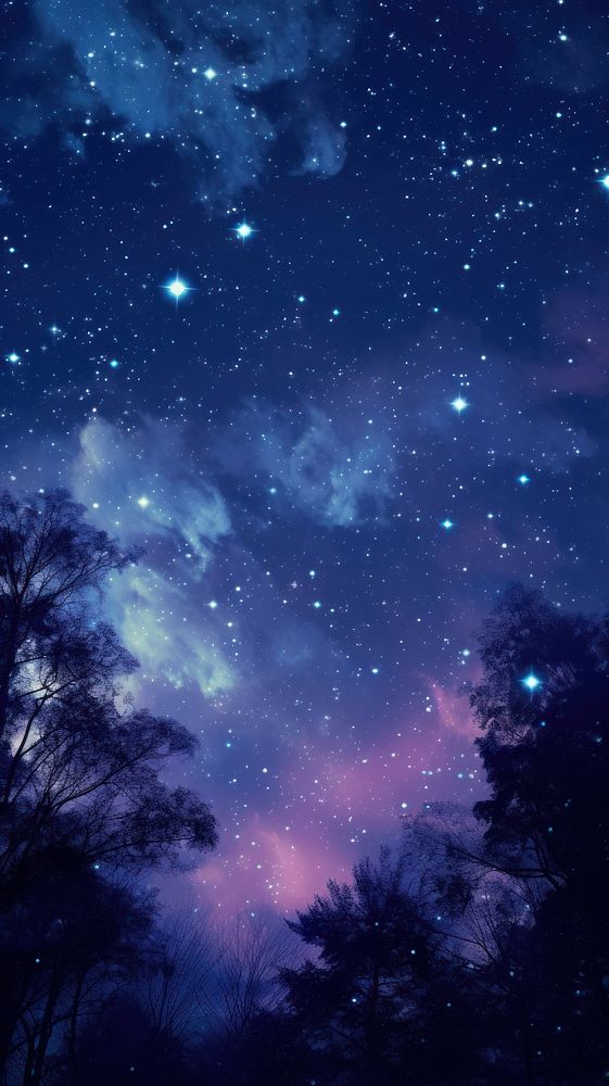 Galaxy wallpaper night astronomy outdoors. AI generated Image by rawpixel.