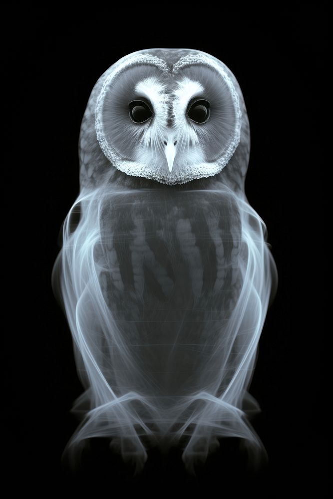 Owl animal xray bird. AI Premium Photo rawpixel