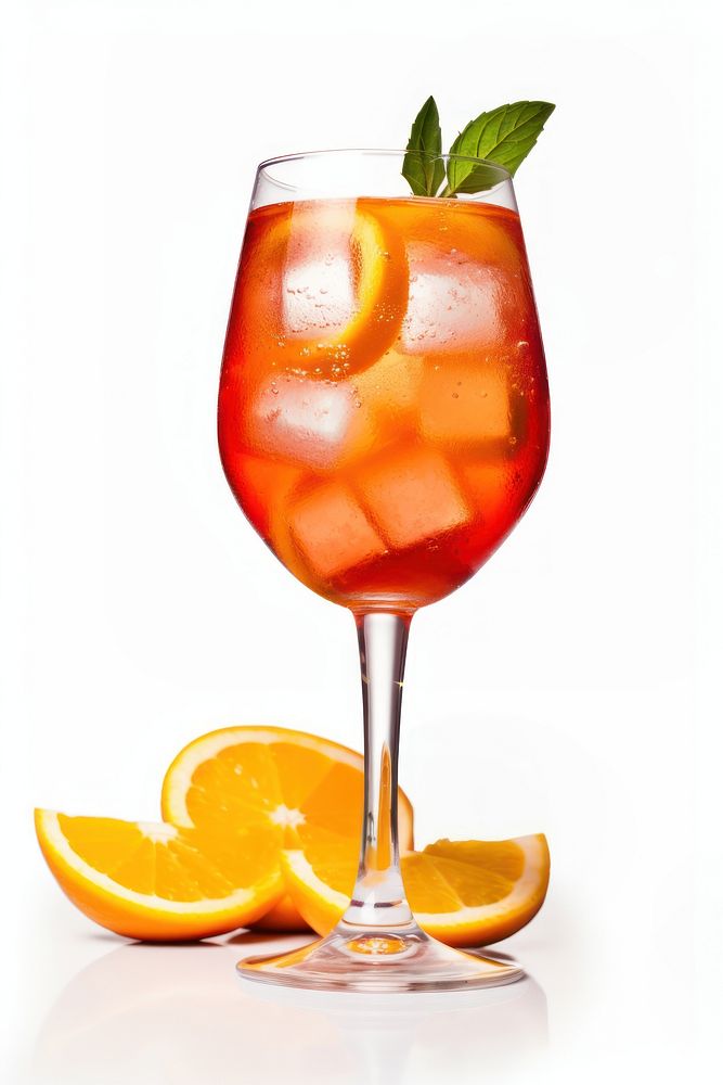 Glass of Aperol spritz cocktail grapefruit drink juice. AI generated Image by rawpixel.
