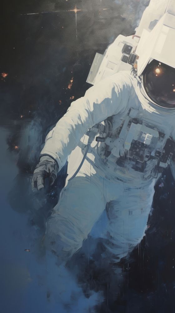 Astronaut adult space astronomy. AI generated Image by rawpixel.