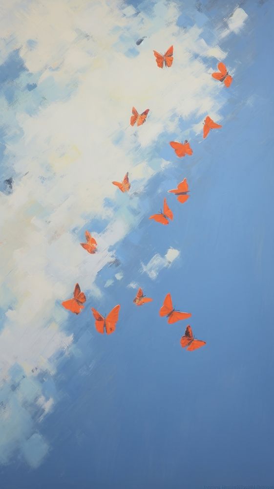Butterfiles flying backgrounds butterfly. AI generated Image by rawpixel.