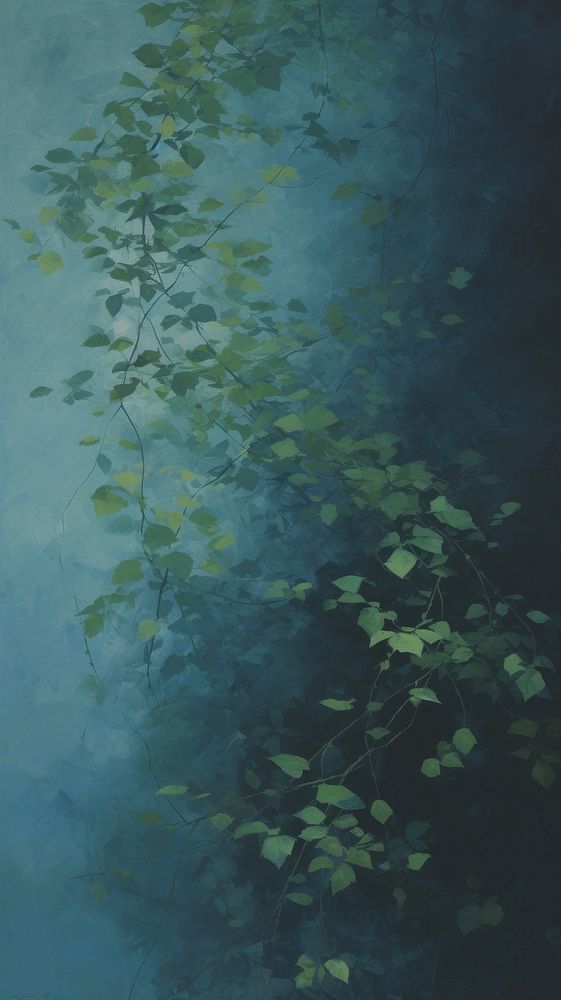 Leaves painting texture nature. AI generated Image by rawpixel.