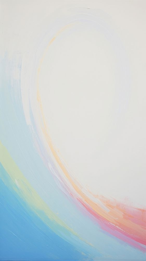 Rainbow painting canvas acrylic paint. AI generated Image by rawpixel.
