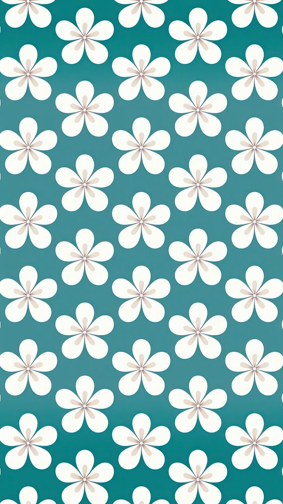 Plumeria pattern backgrounds shape repetition. AI generated Image by rawpixel.