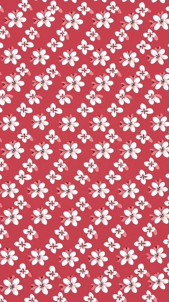 Plumeria pattern backgrounds repetition wallpaper. AI generated Image by rawpixel.