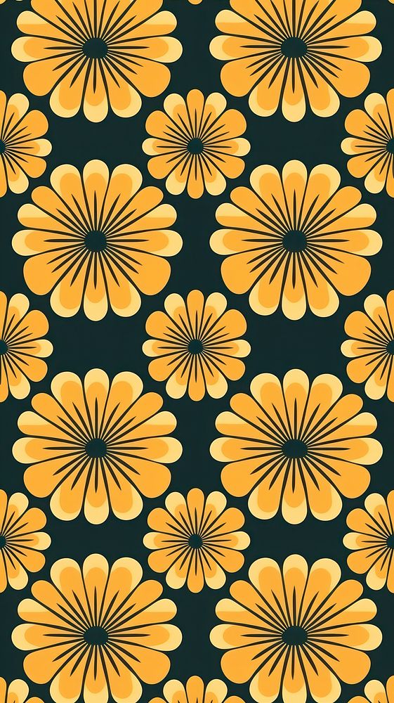 Marigold pattern backgrounds inflorescence. AI generated Image by rawpixel.