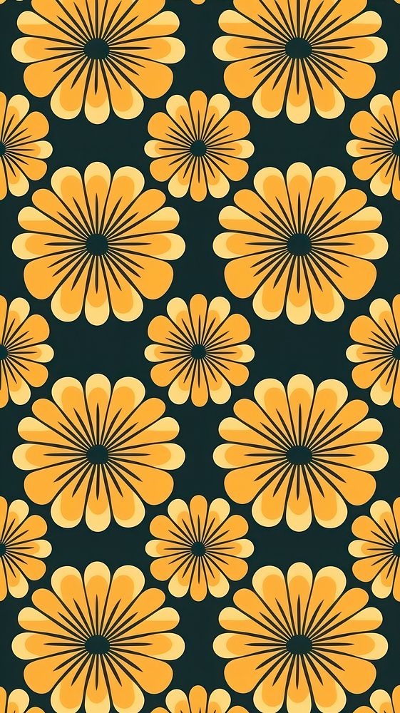 Marigold pattern backgrounds inflorescence. AI | Free Photo ...