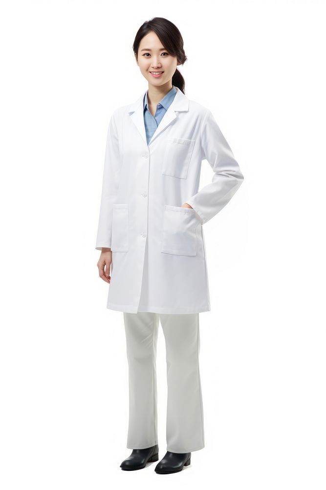 Pharmacist coat stethoscope outerwear. AI generated Image by rawpixel.