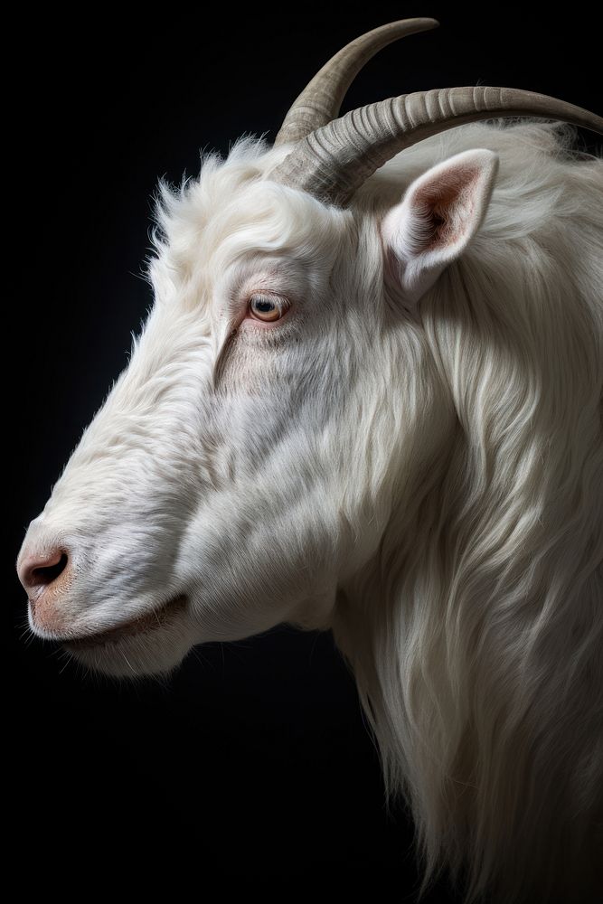 White animal livestock wildlife mammal. | Free Photo - rawpixel