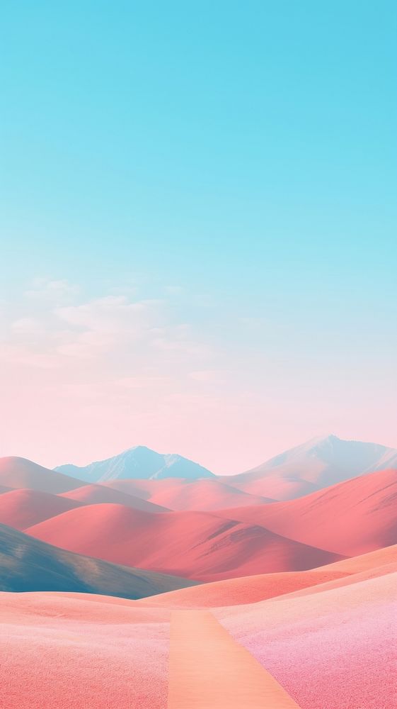 Field and mountains backgrounds outdoors nature. AI generated Image by rawpixel.