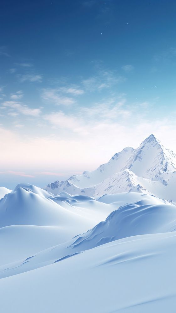 A snow mountain background landscape outdoors glacier. AI generated Image by rawpixel.
