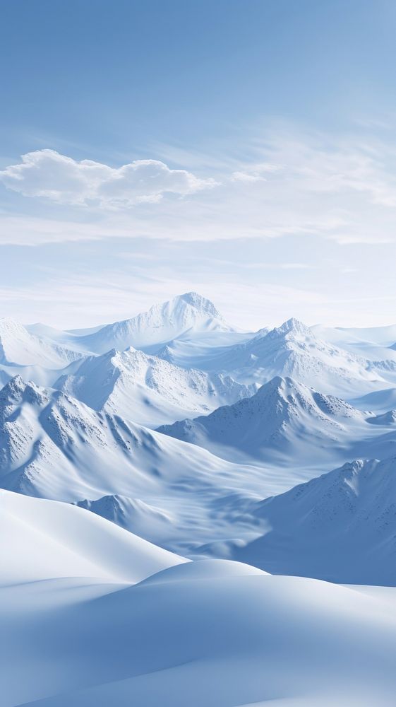 A snowmountain background landscape outdoors glacier. AI generated Image by rawpixel.