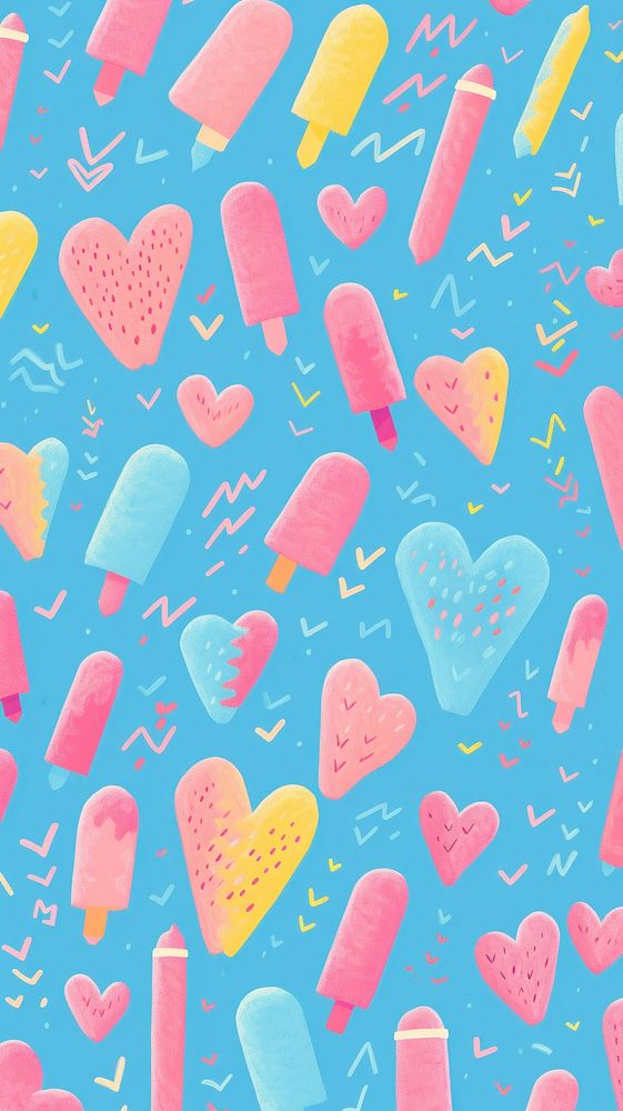 Mini hears food confectionery backgrounds. AI generated Image by rawpixel.