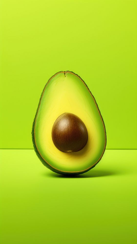 Avocado fruit green plant. AI generated Image by rawpixel.