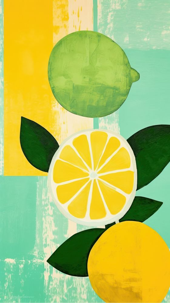Lemon backgrounds fruit green. AI generated Image by rawpixel.