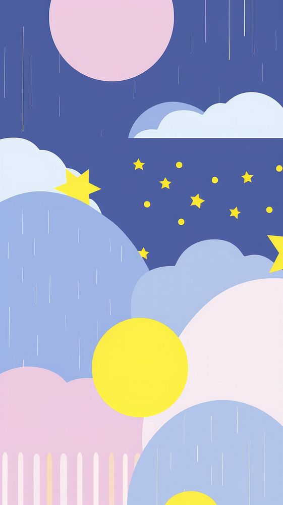 Starry night backgrounds outdoors nature. AI generated Image by rawpixel.