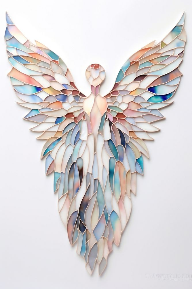 Angel art white background accessories. AI generated Image by rawpixel.