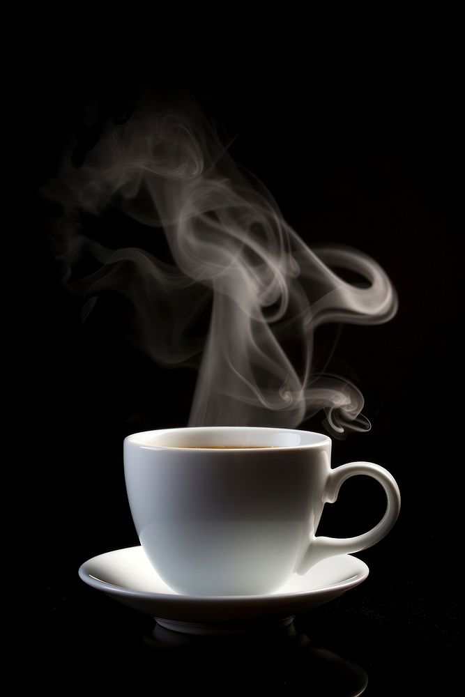 Coffee fog effect smoke drink black. AI generated Image by rawpixel.