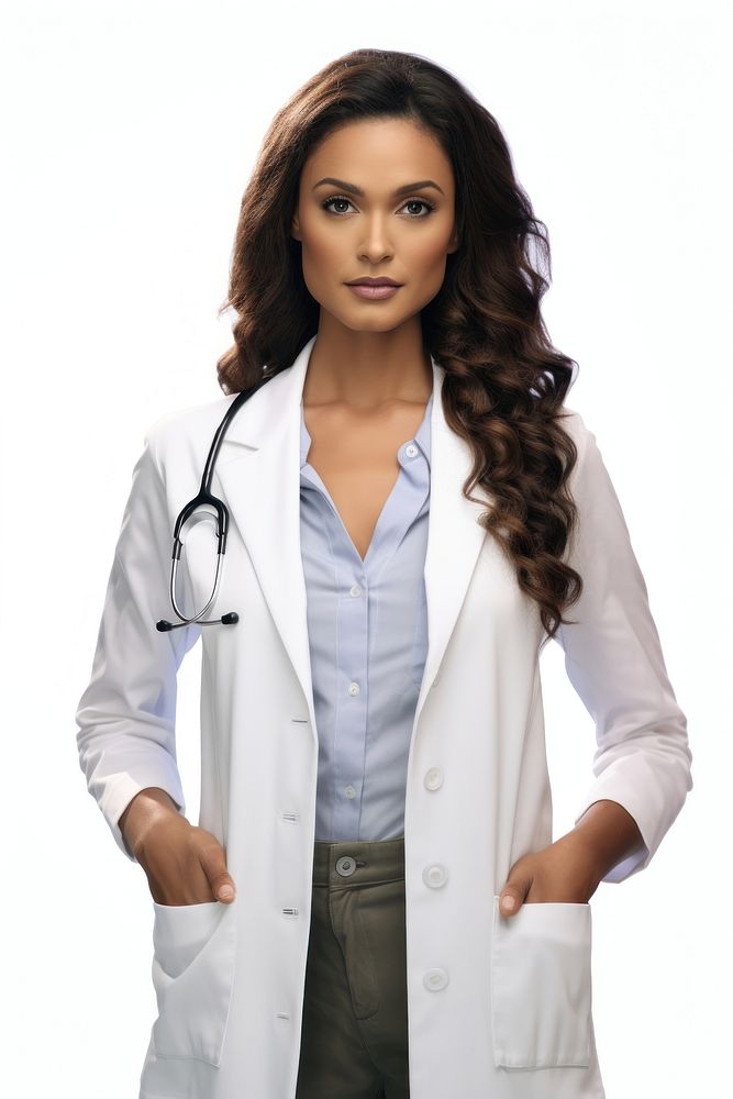 Doctor Woman american doctor adult woman. AI generated Image by rawpixel.