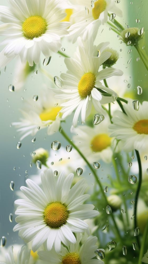 Daisies outdoors flower nature. AI generated Image by rawpixel.