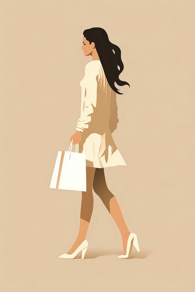 Woman bag footwear shopping. AI generated Image by rawpixel.