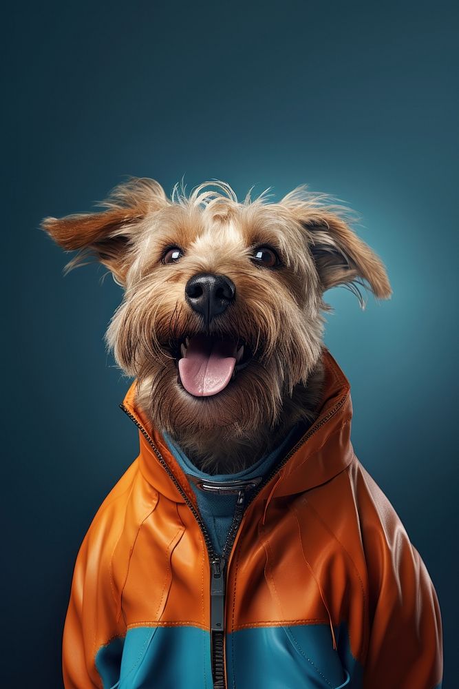Dog portrait photography terrier. AI generated Image by rawpixel.
