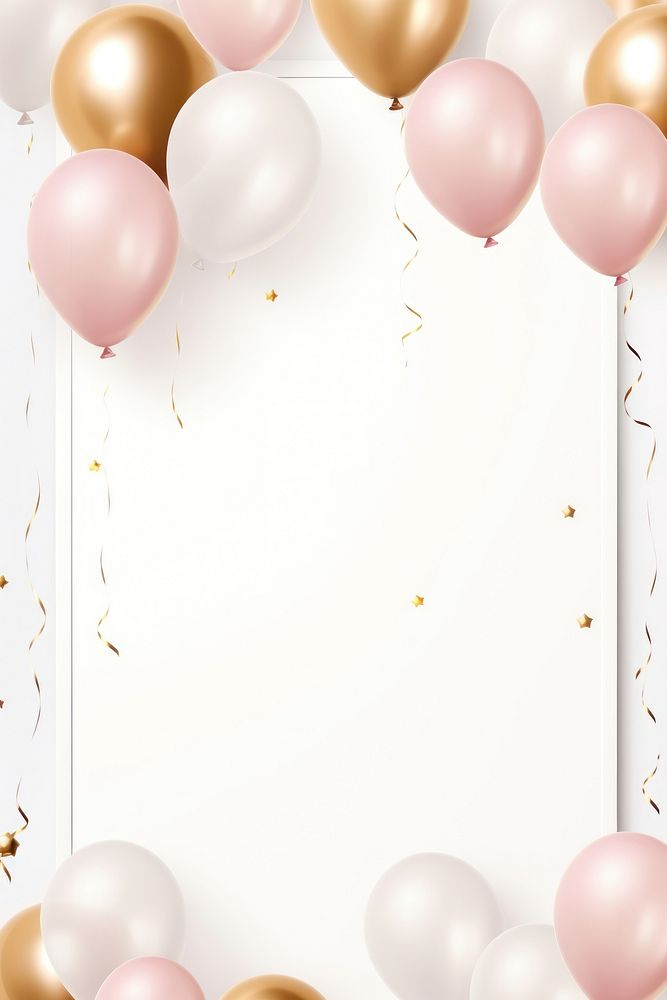 New year card backgrounds balloon celebration. AI generated Image by rawpixel.