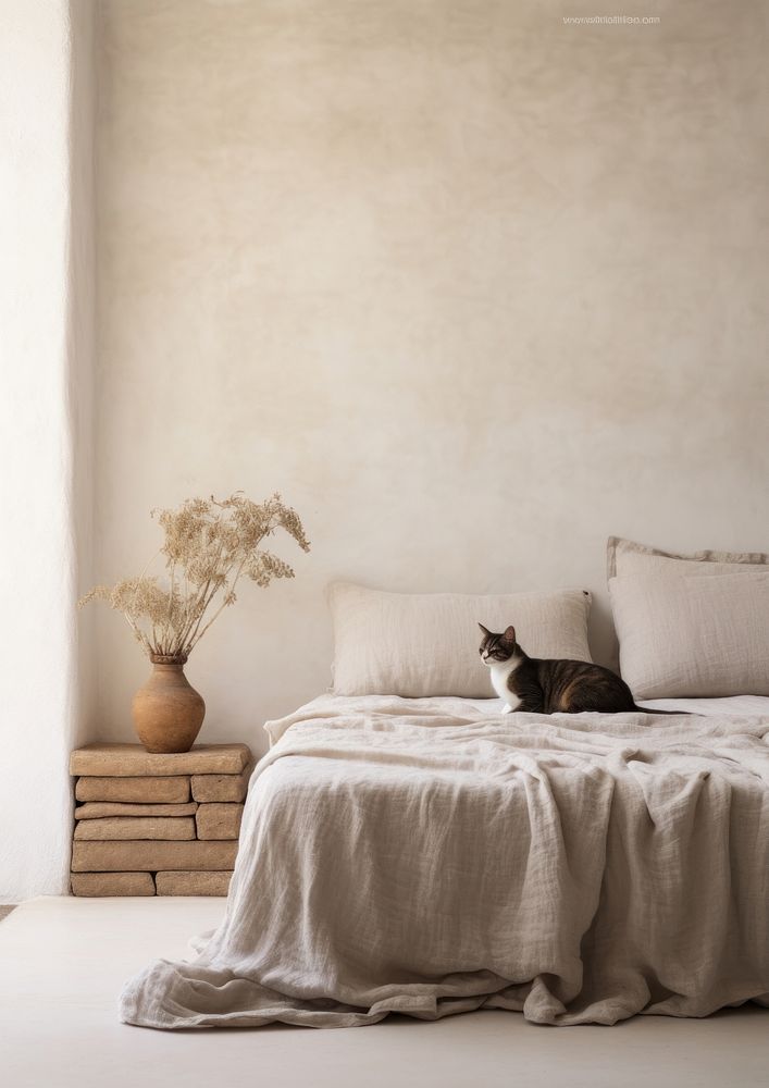 A cat bedroom architecture furniture. AI generated Image by rawpixel.