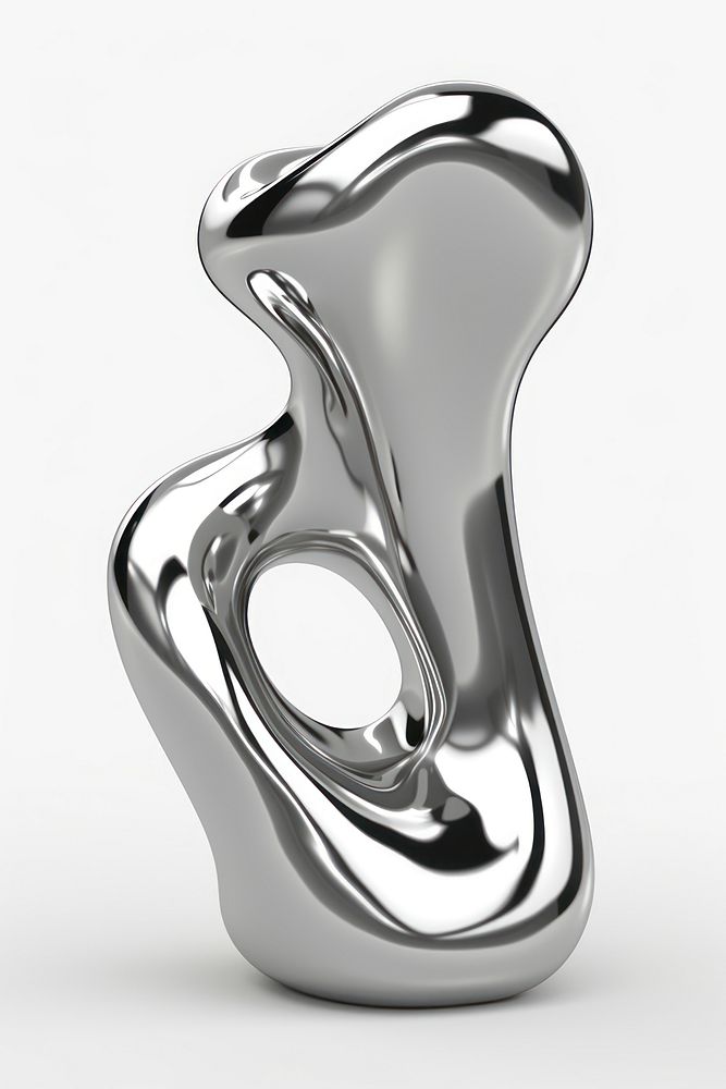 Fluid shape jewelry rippled cartoon. AI generated Image by rawpixel.