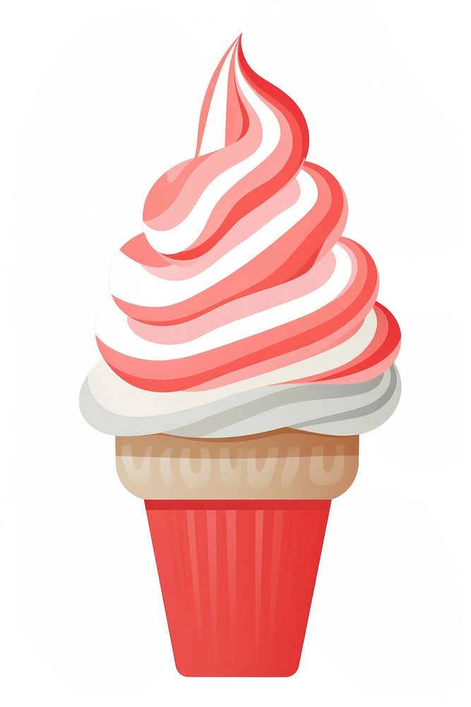Icecream dessert cupcake food. AI generated Image by rawpixel.