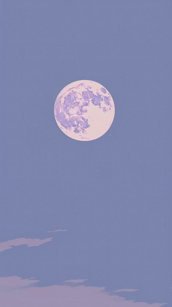 Full moon astronomy outdoors nature. AI generated Image by rawpixel.