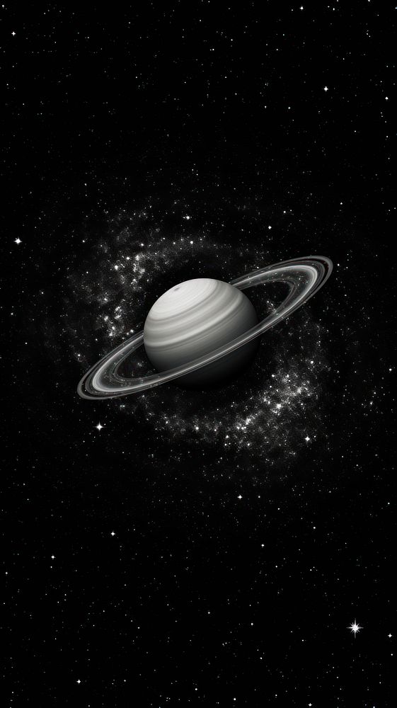 A saturn galaxy background astronomy universe planet. AI generated Image by rawpixel.