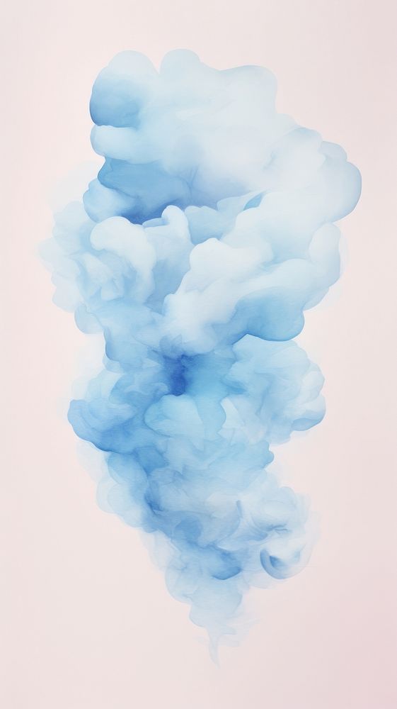 Abstract nature cloud blue. AI generated Image by rawpixel.