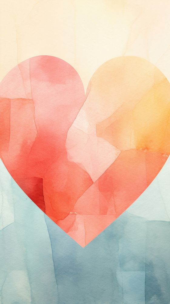 A heart abstract backgrounds creativity. AI generated Image by rawpixel.