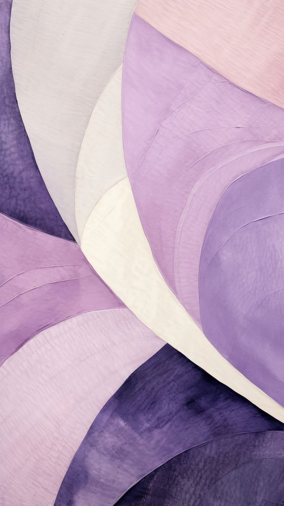 Purple abstract shape art. AI generated Image by rawpixel.