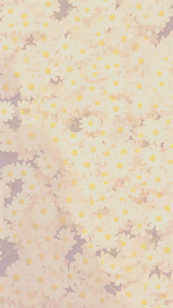 Daisy aesthetic glitter wallpaper plant backgrounds. AI generated Image by rawpixel.