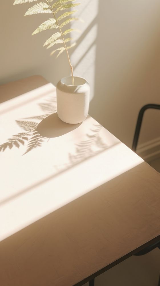 Table furniture shadow window. AI generated Image by rawpixel.