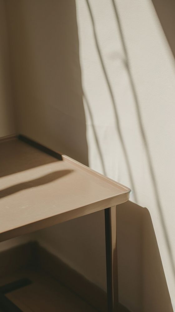 Table furniture plywood shadow. AI generated Image by rawpixel.