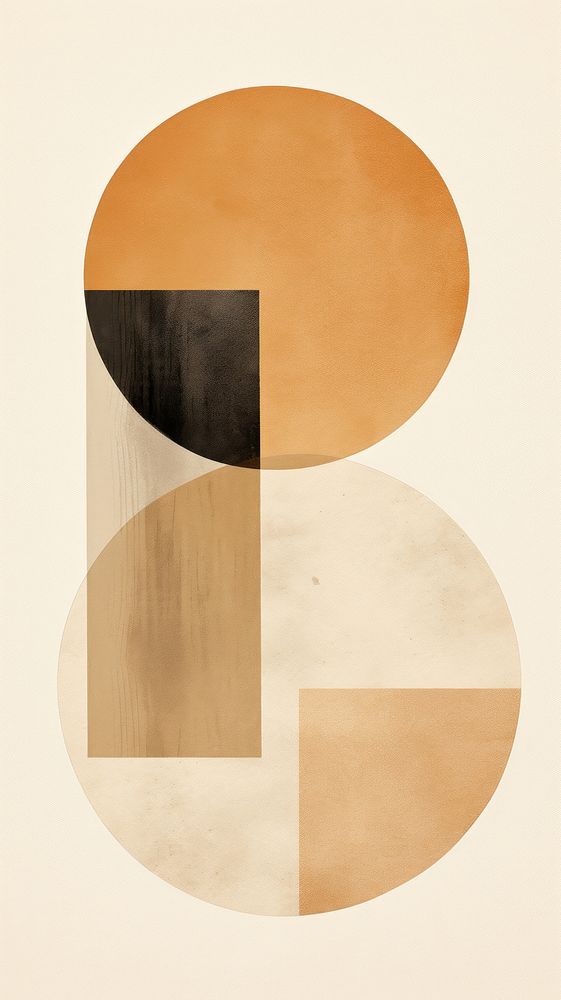 Light brown abstract painting shape. AI generated Image by rawpixel.