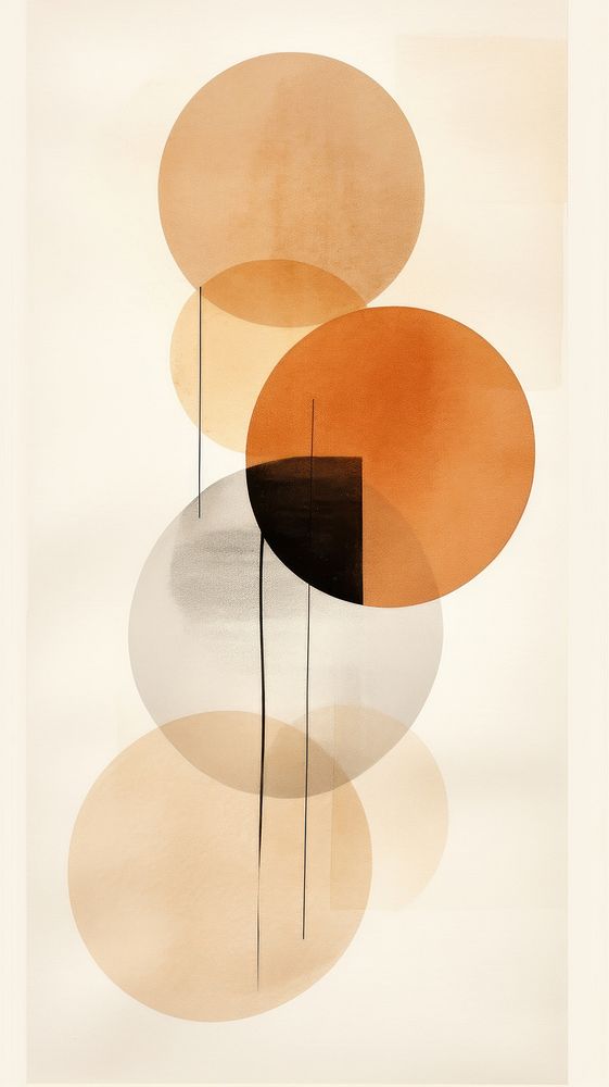 Light brown painting shape art. AI generated Image by rawpixel.