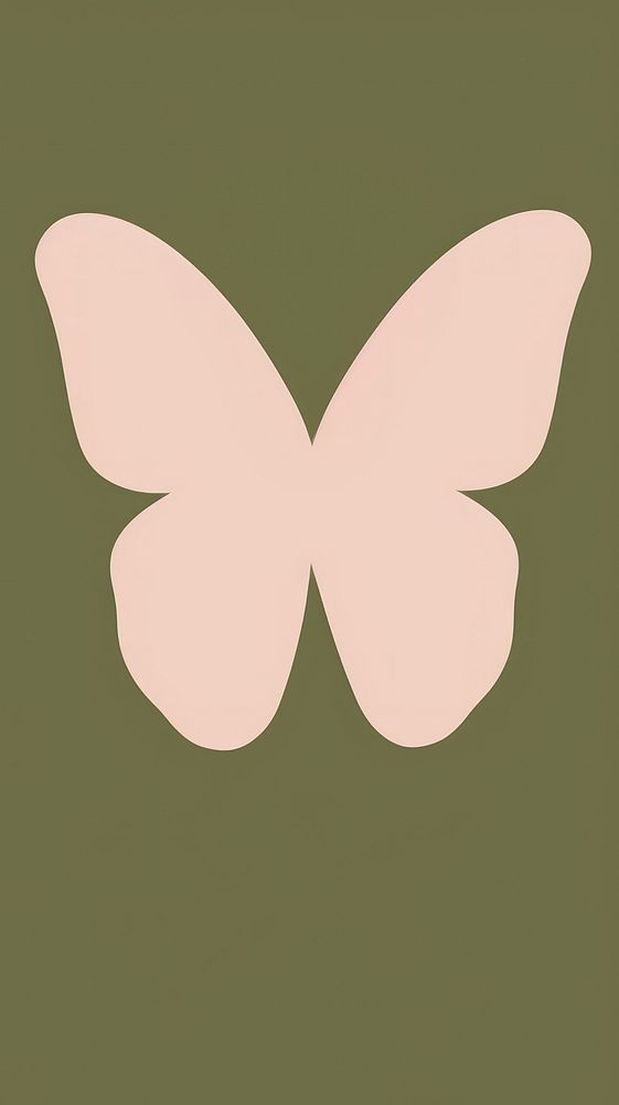 Butterfly with a flower and heart plant green pink. AI generated Image by rawpixel.
