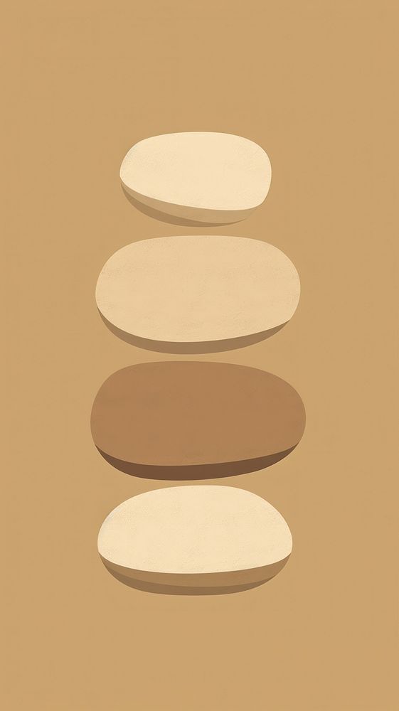Stones balanced wood simplicity cardboard. AI generated Image by rawpixel.