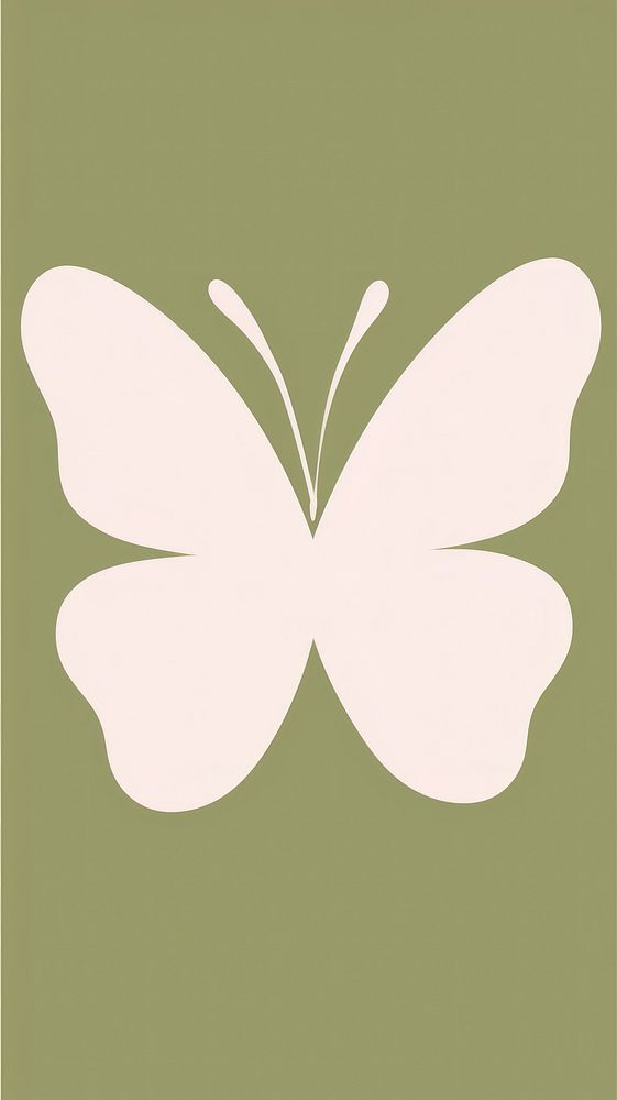 Butterfly with a flower and heart green pink appliance. AI generated Image by rawpixel.