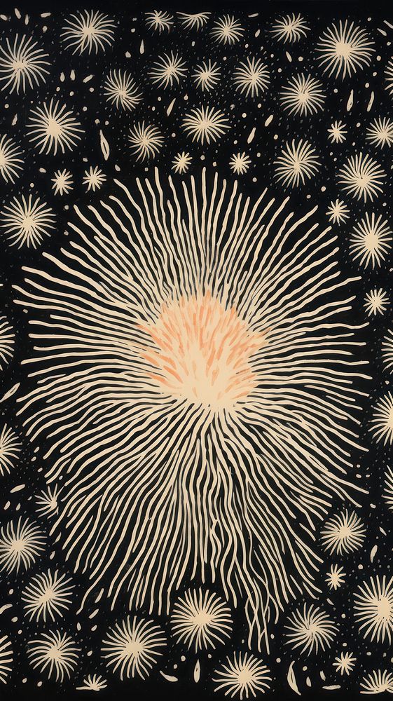 Many hands holding sparklers fireworks pattern drawing. AI generated Image by rawpixel.