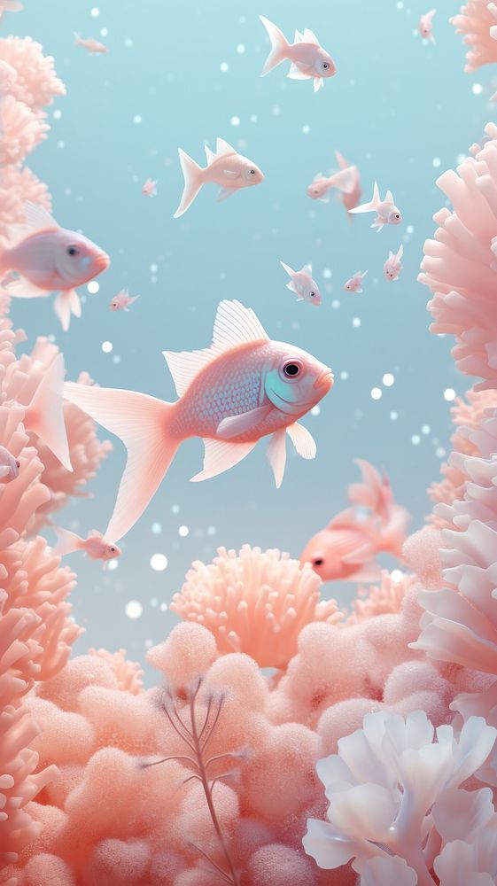 Coral reef fishes star fish aquarium outdoors nature. AI generated Image by rawpixel.