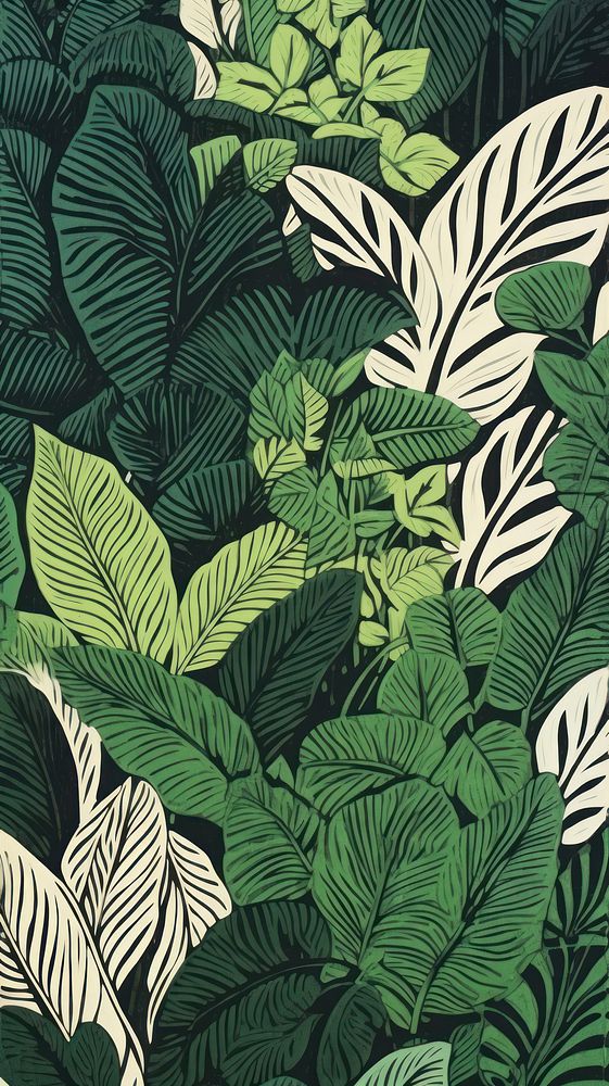 Aesthetic plants nature green leaf. AI generated Image by rawpixel.