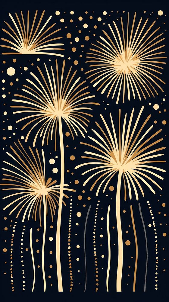 Champagne glasses fireworks pattern line illuminated celebration. AI generated Image by rawpixel.