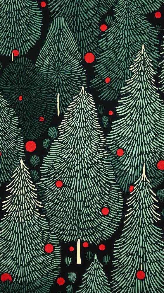 Christmas tree close up decorations nature plant backgrounds. AI generated Image by rawpixel.