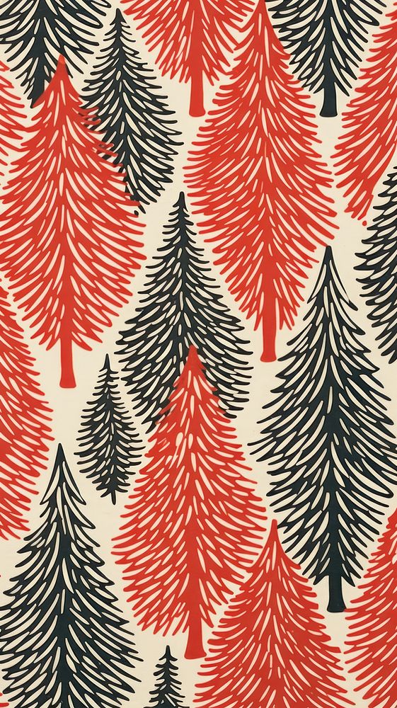 Christmas tree close up decorations pattern line backgrounds. AI generated Image by rawpixel.